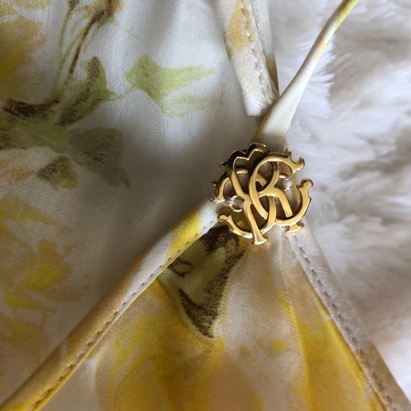 Roberto Cavalli Yellow and White Bikini/Cover Set - Picture 4 of 7